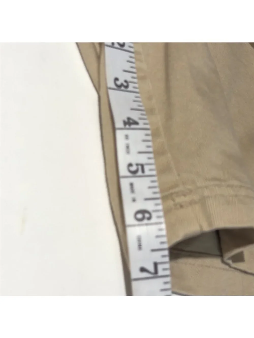 Lands' End Men's Cargo Short Size 32 Khaki 6.5
